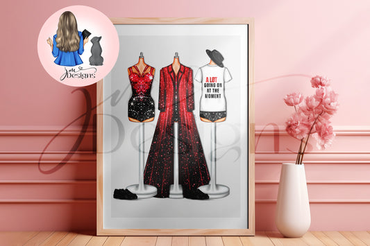 A Lot Of Red Art Print