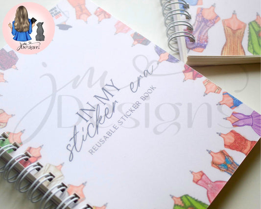 REDUCED Reusable Sticker Era Sticker Book | Collectable Sticker Book | A5 & A6 Reusable Sticker Book