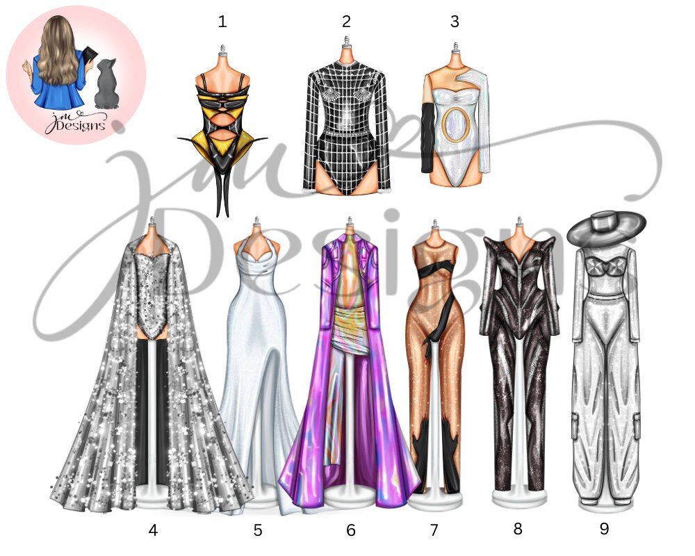 Renaissance Fashion Matte Vinyl Stickers