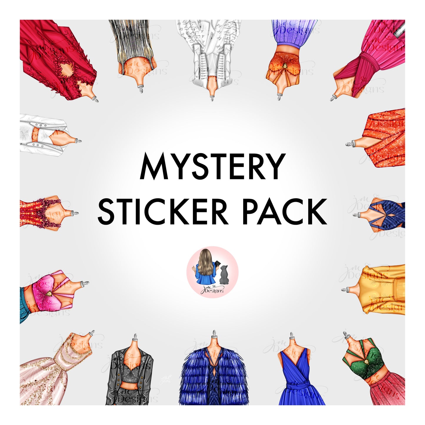MYSTERY PACK Eras Of Fashion Matte Vinyl Stickers