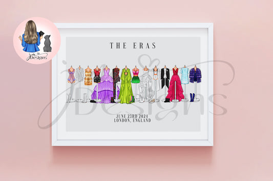 London's Special Guest Outfit Illustration | Fashion Illustration Print | A4 & 5x7 Print