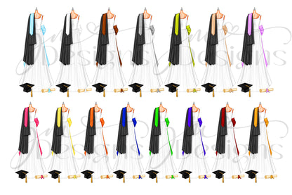 Personalised Dress Graduation Print