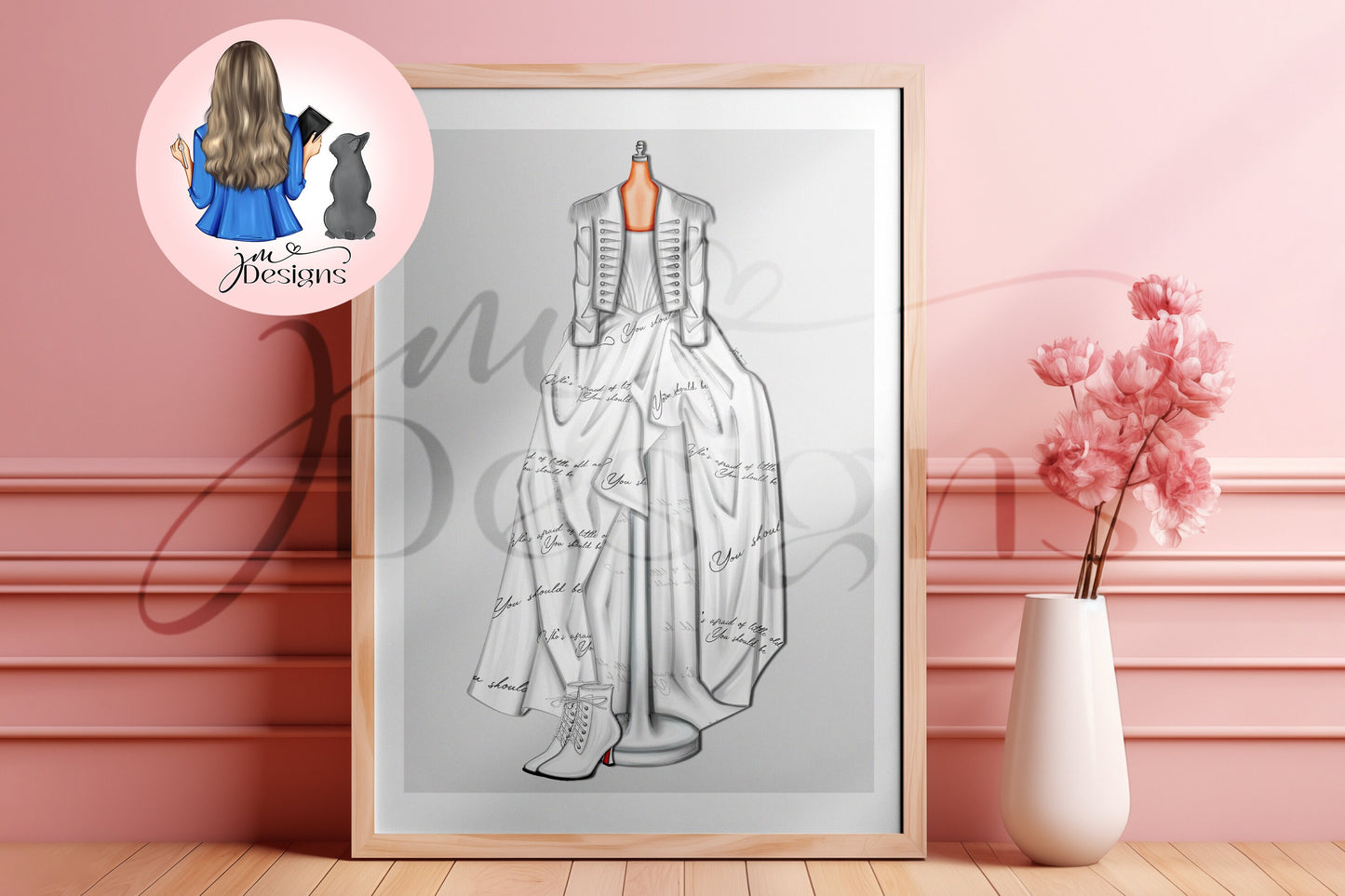 Afraid Outfit Art Print