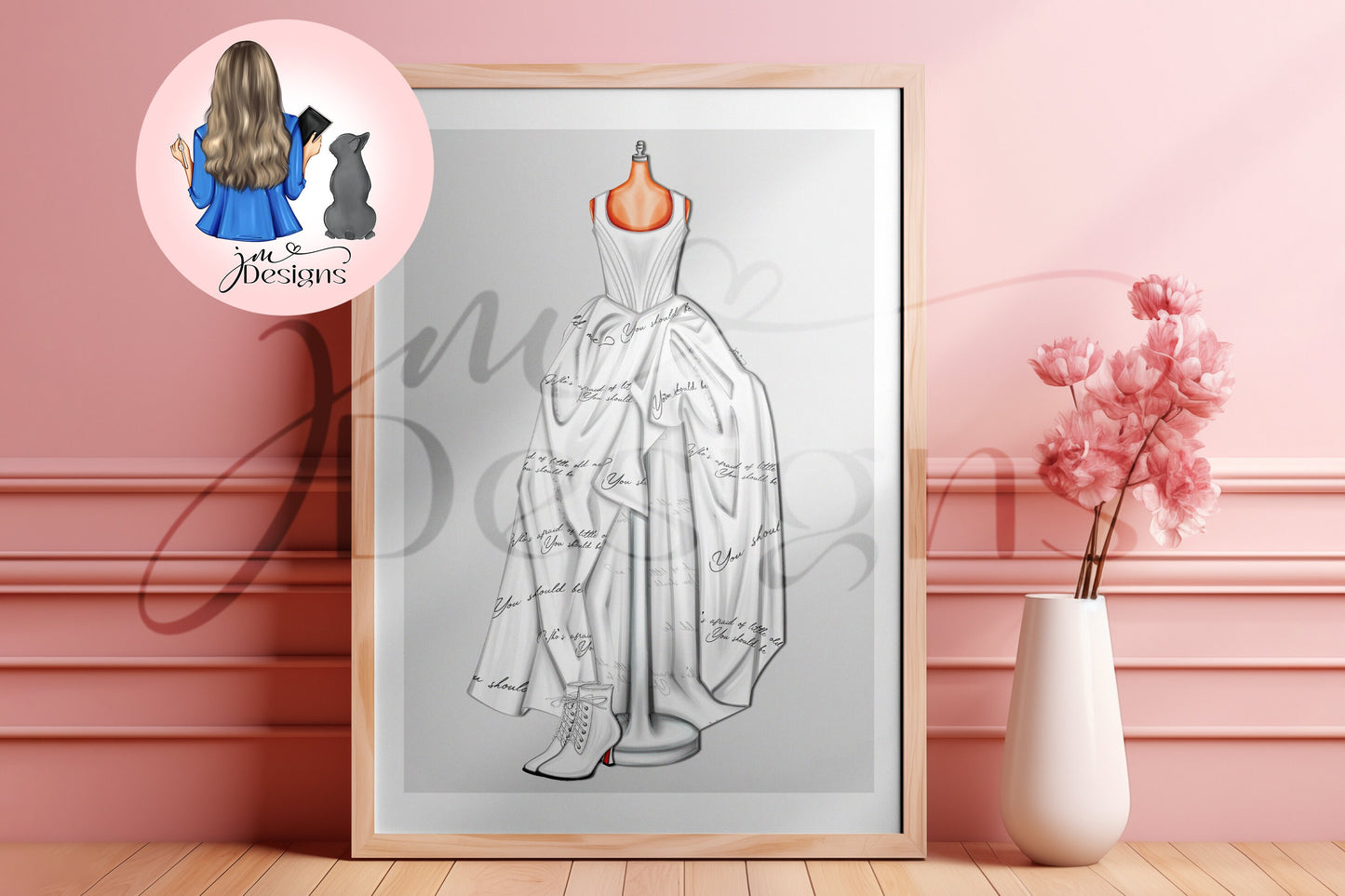Afraid Outfit Art Print